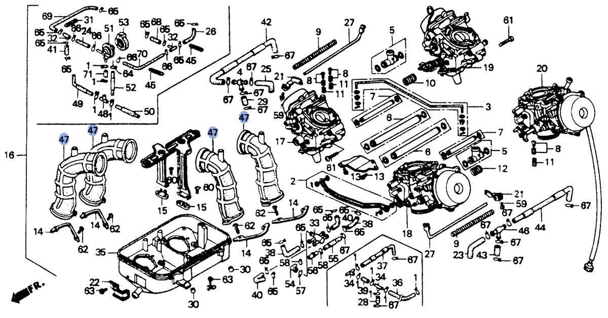 Honda OEM part 17253-MT3-000