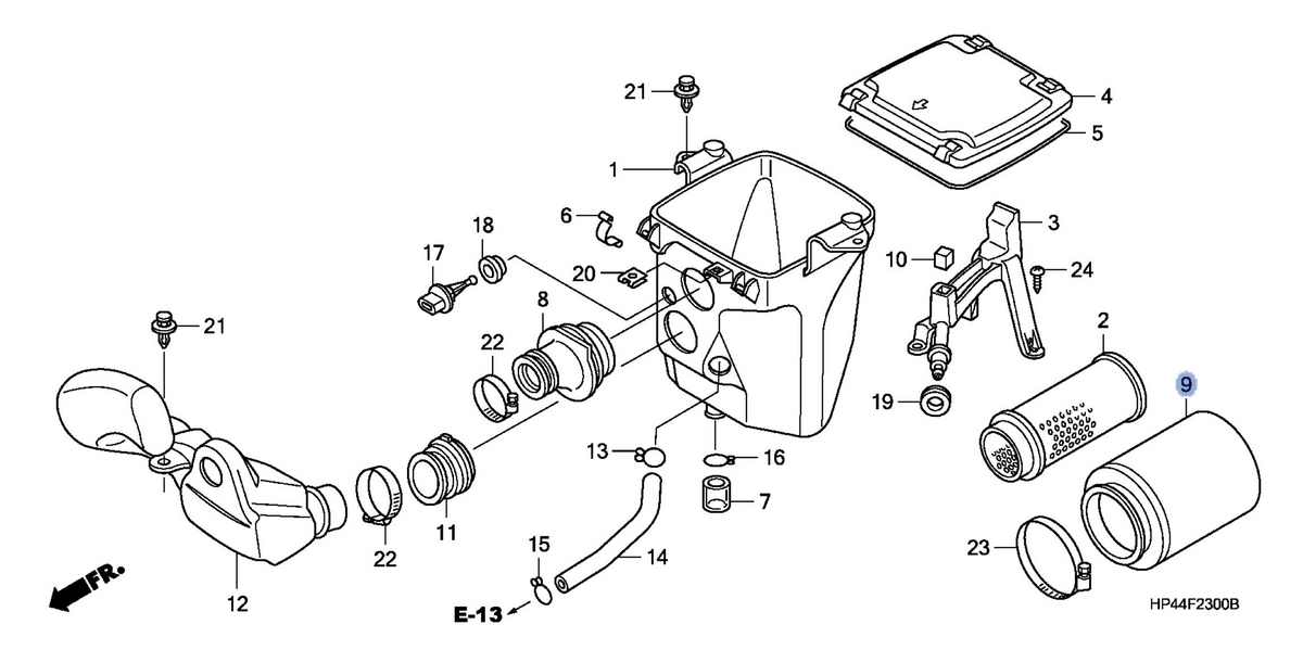 Honda OEM part 17254-HP5-600