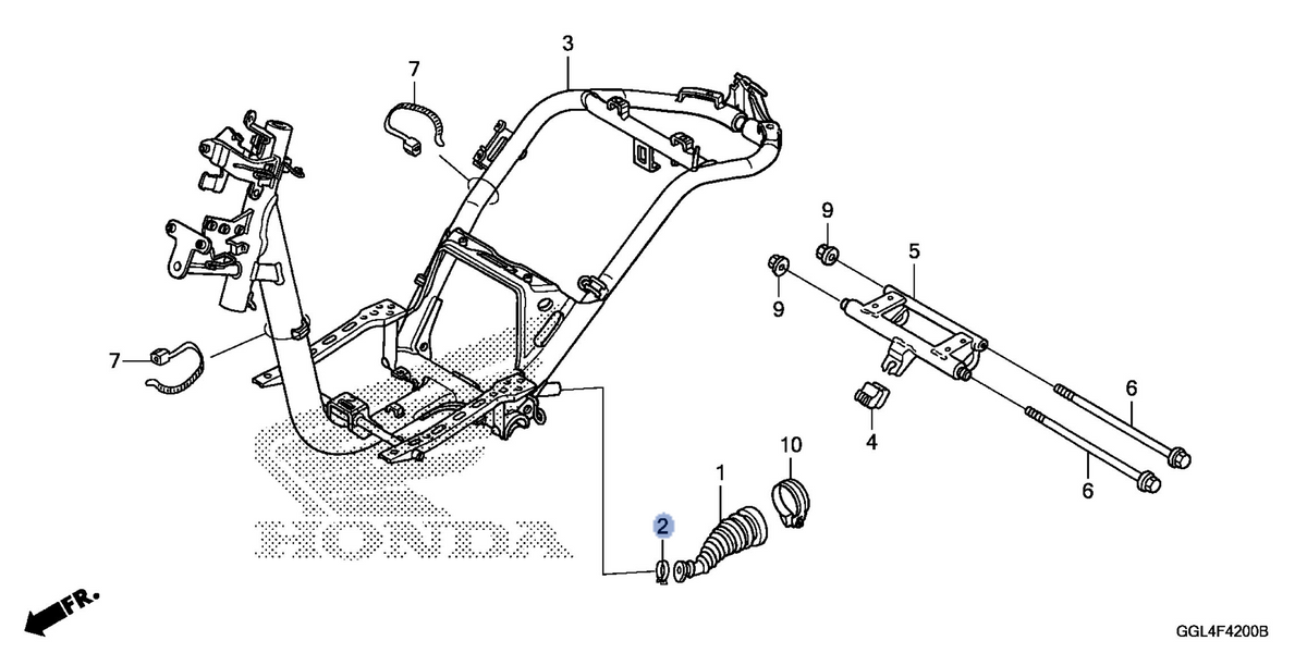Honda OEM part 17255-GFC-900