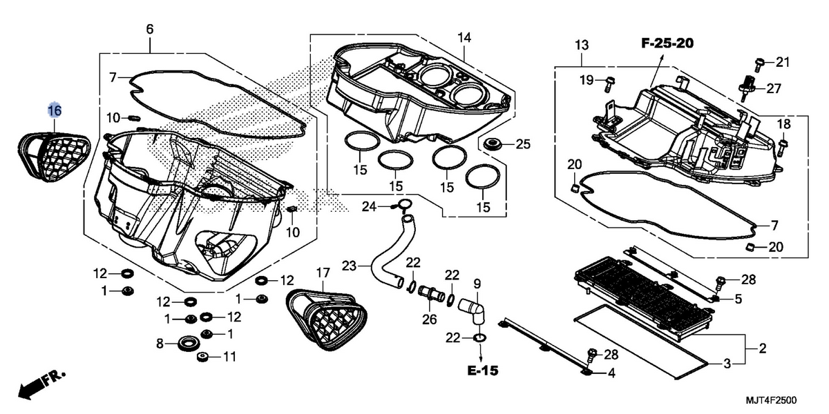 Honda OEM part 17255-MJT-E00