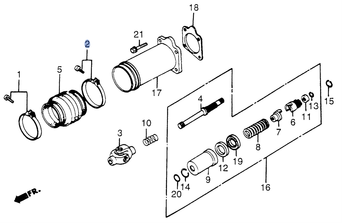 Honda OEM part 17256-HC4-000