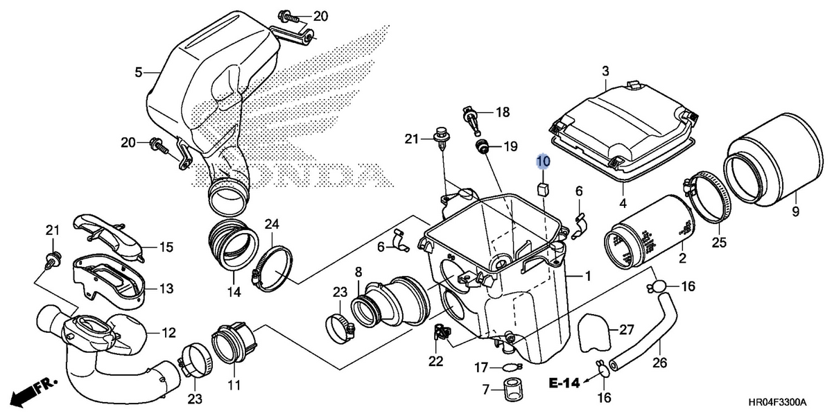 Honda OEM part 17256-HN5-670
