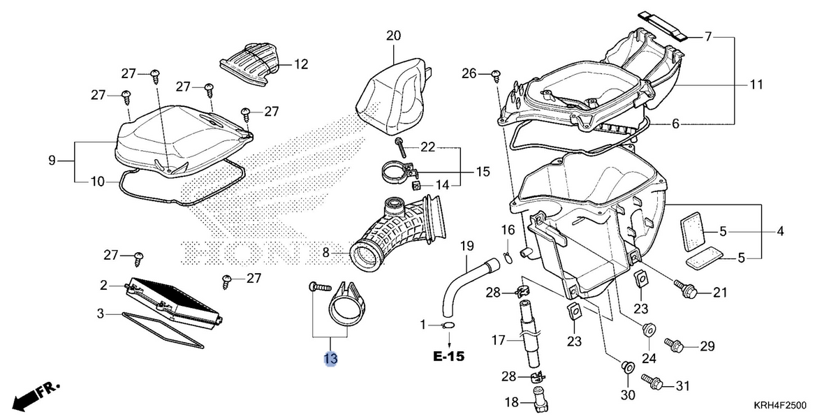 Honda OEM part 17256-K01-900