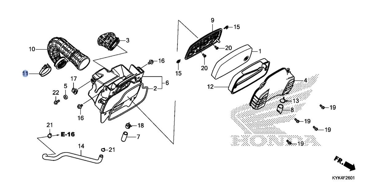 Honda OEM part 17256-K94-T00
