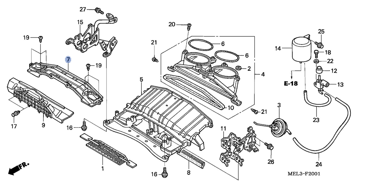 Honda OEM part 17257-MEL-000