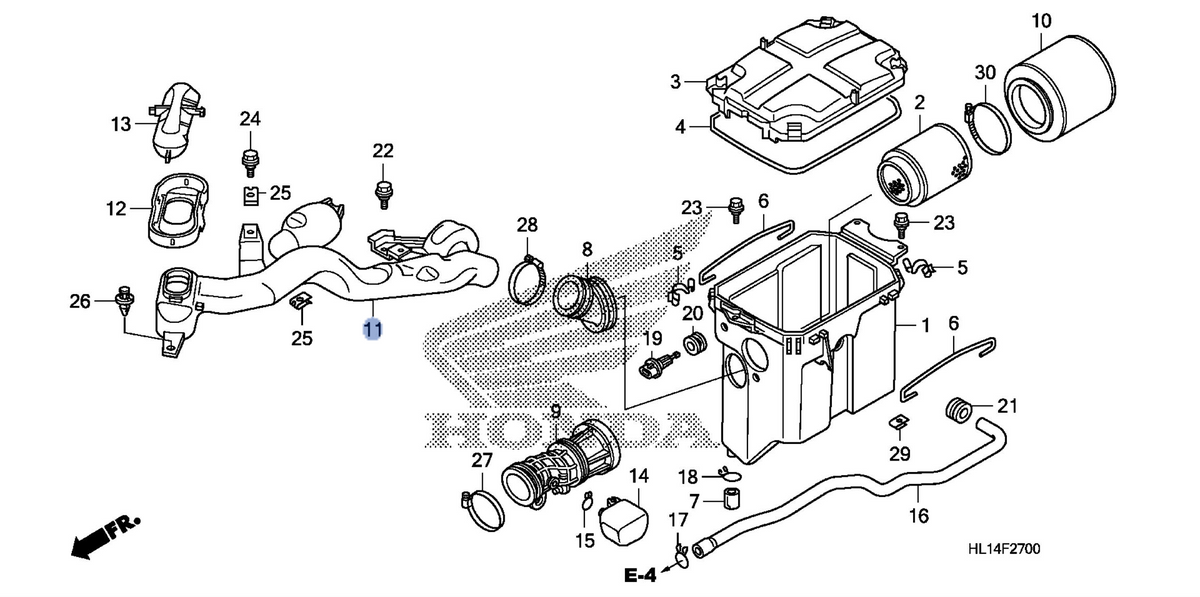 Honda OEM part 17259-HL1-A00