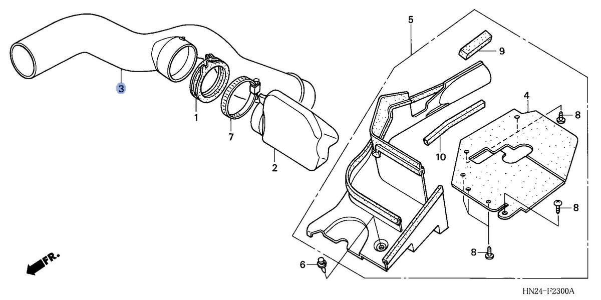 Honda OEM part 17259-HN2-000