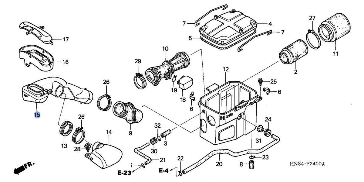 Honda OEM part 17259-HN8-000