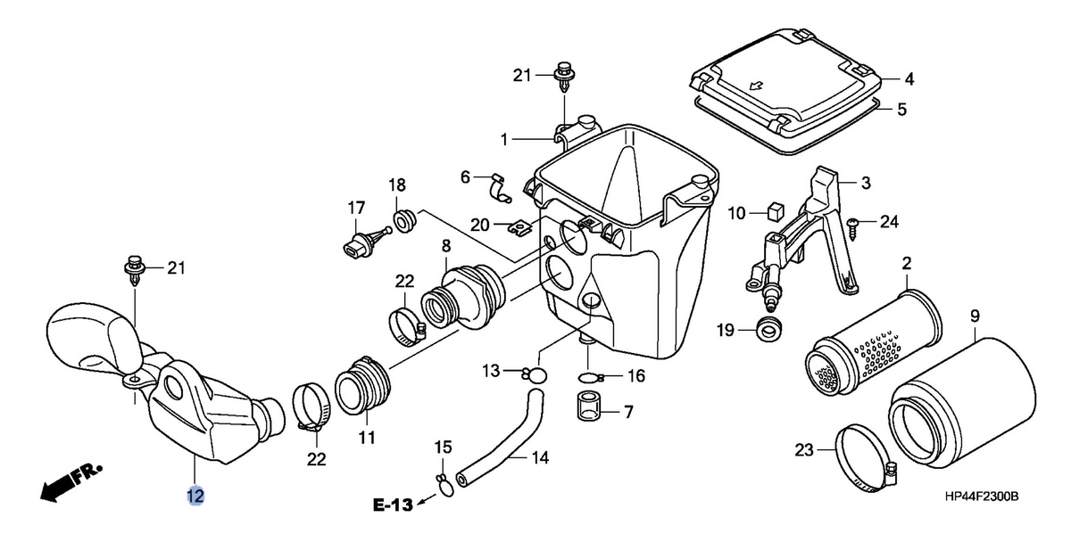 Honda OEM part 17259-HP5-600