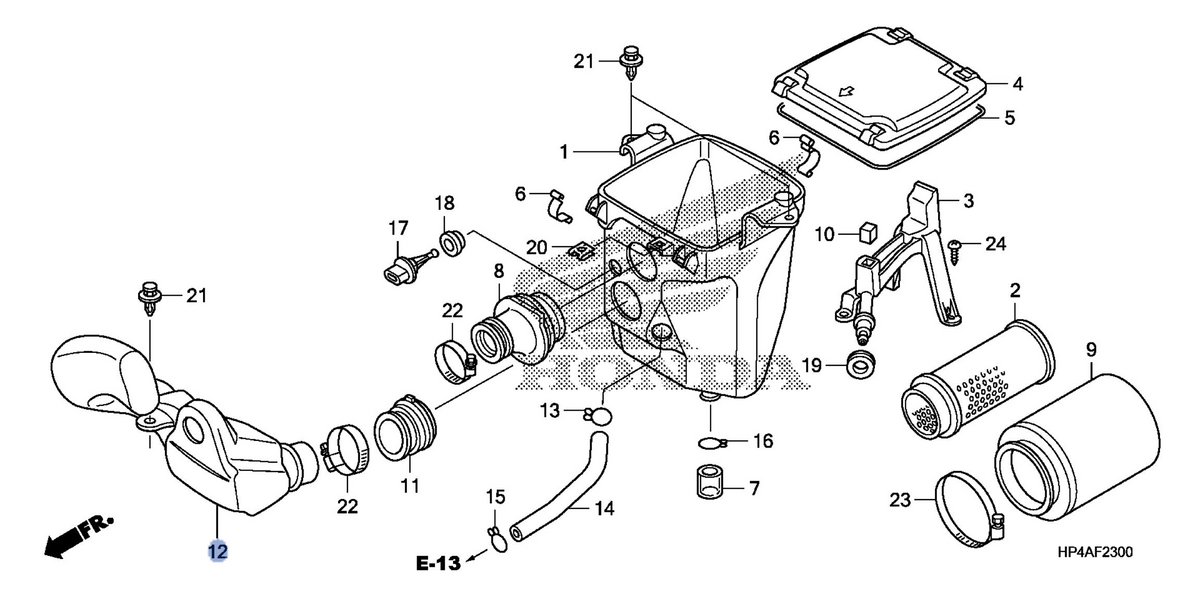 Honda OEM part 17259-HP7-A00
