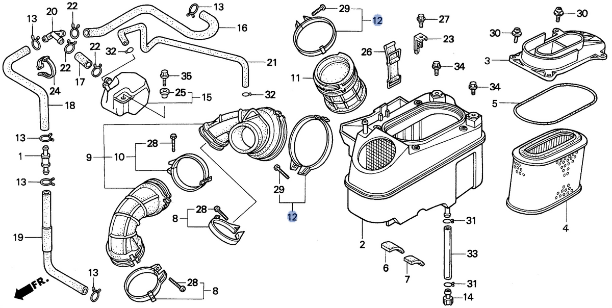 Honda OEM part 17259-MM8-000