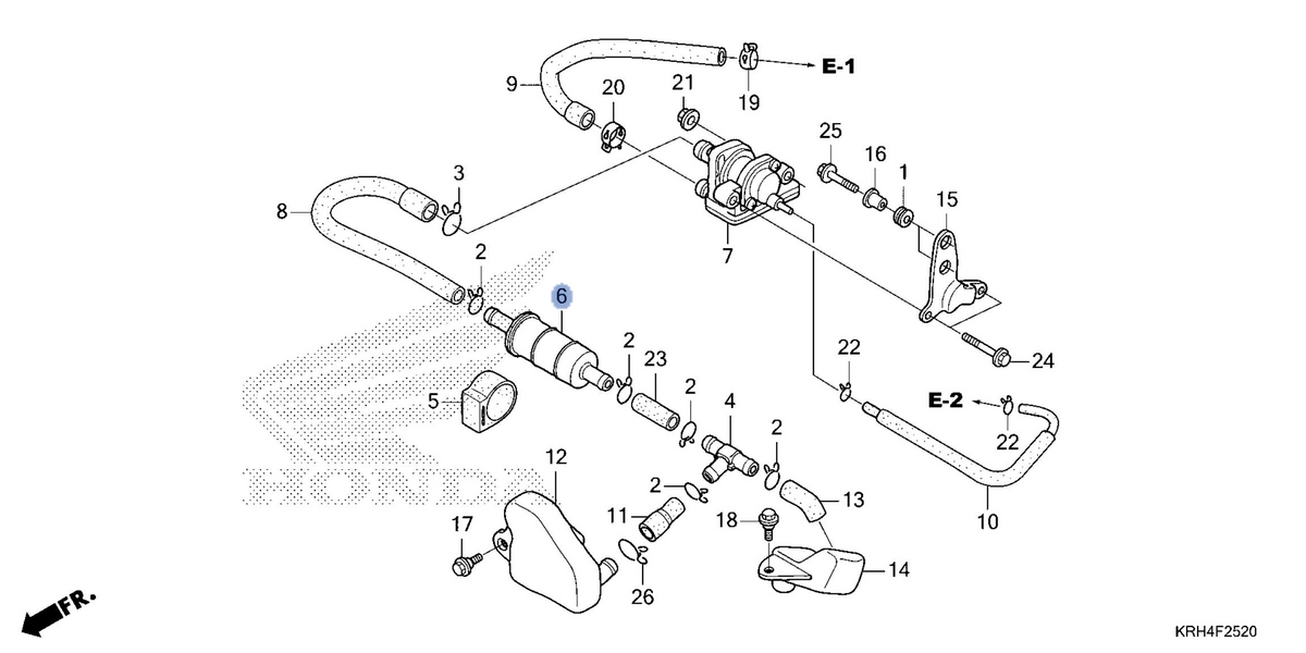 Honda OEM part 17260-KRH-900