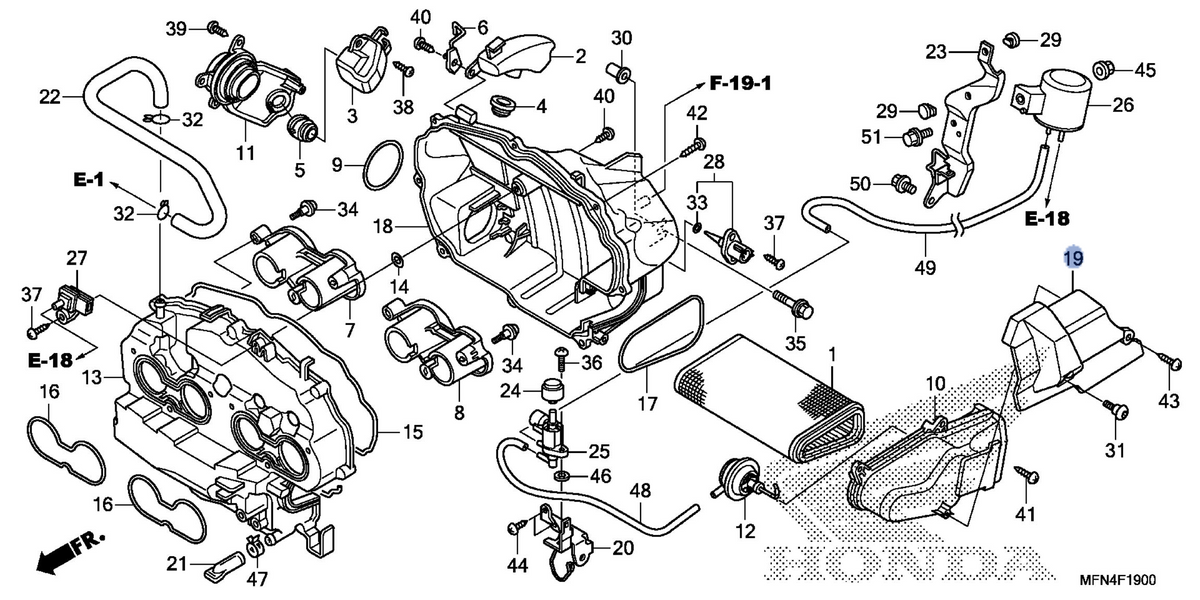 Honda OEM part 17260-MFN-L60