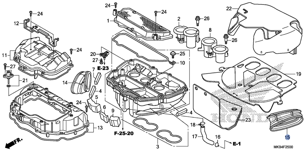 Honda OEM part 17265-MFL-010