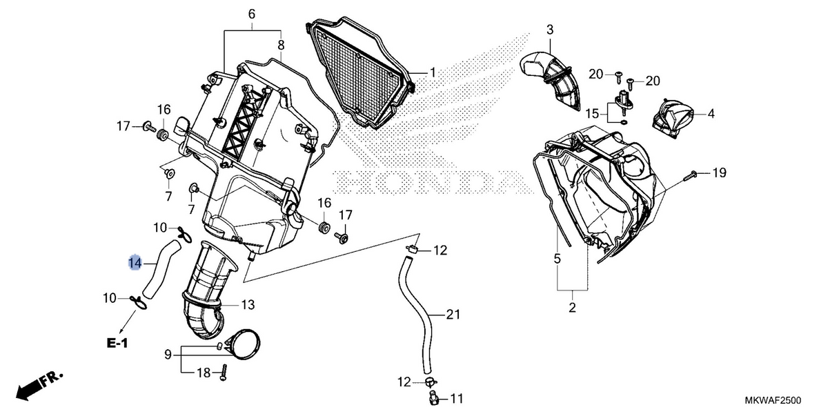 Honda OEM part 17265-MKT-D00