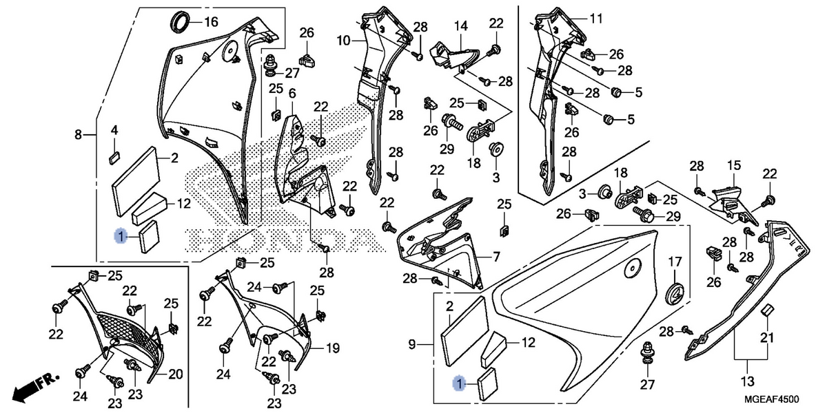 Honda OEM part 17269-MCZ-300