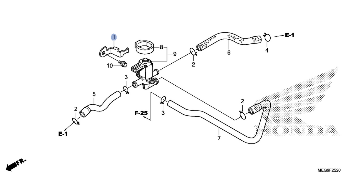 Honda OEM part 17269-MFE-640