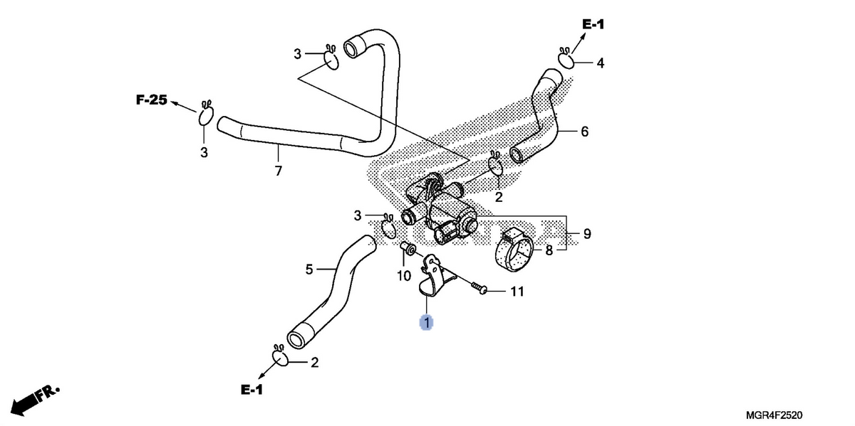 Honda OEM part 17269-MGR-670