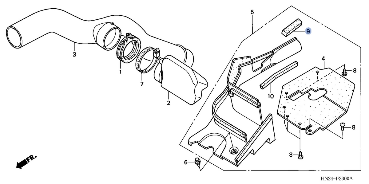 Honda OEM part 17271-HN2-000