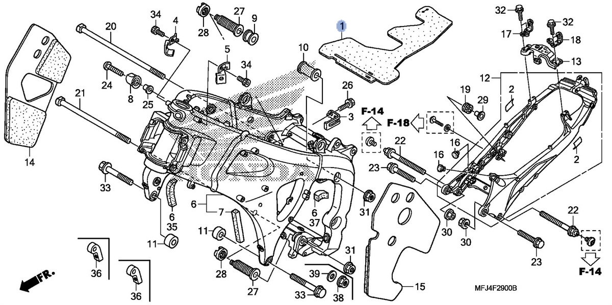 Honda OEM part 17285-MFJ-A00