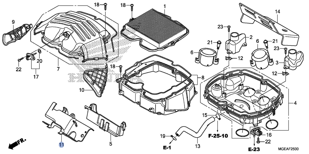 Honda OEM part 17290-MGE-000