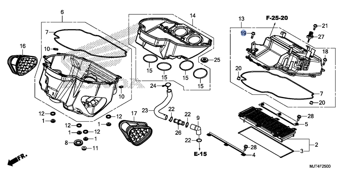 Honda OEM part 17293-MJT-E00