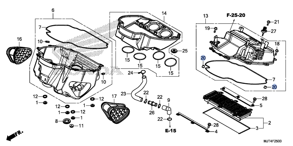 Honda OEM part 17295-MJT-E00
