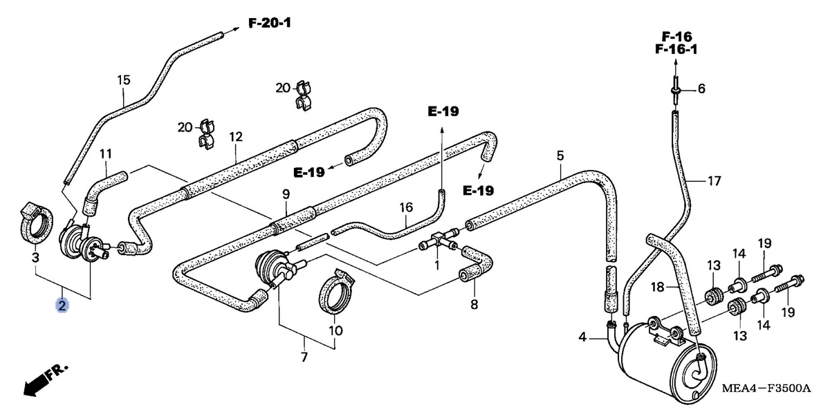 Honda OEM part 17300-MEA-771