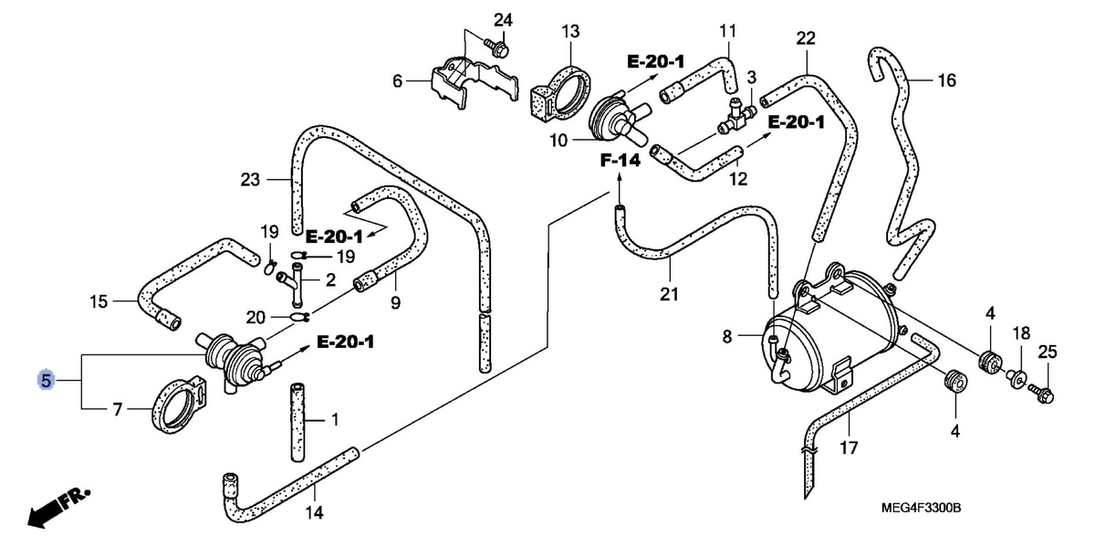 Honda OEM part 17300-MEG-771