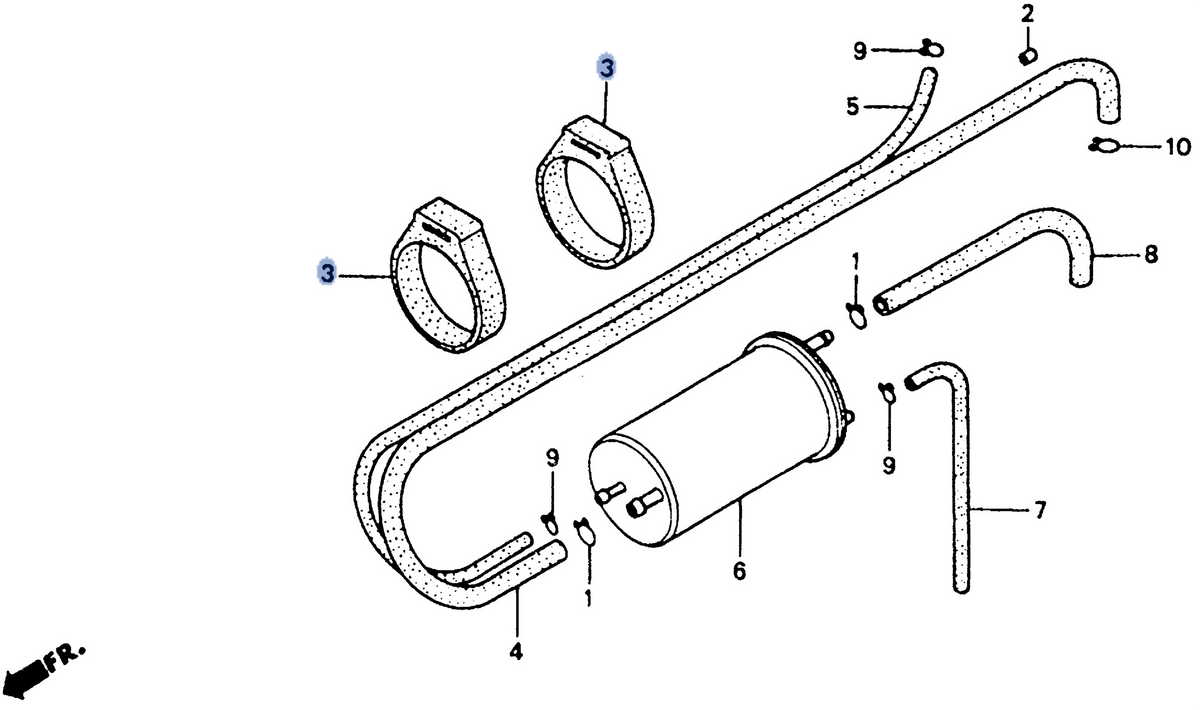 Honda OEM part 17301-KR3-750