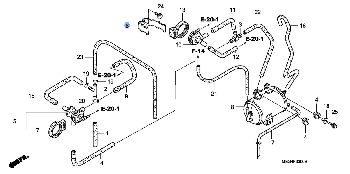 Honda OEM part 17301-MEG-770