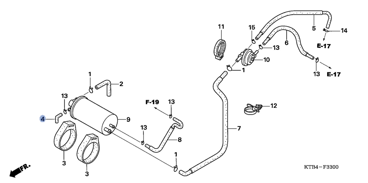 Honda OEM part 17302-KTB-770