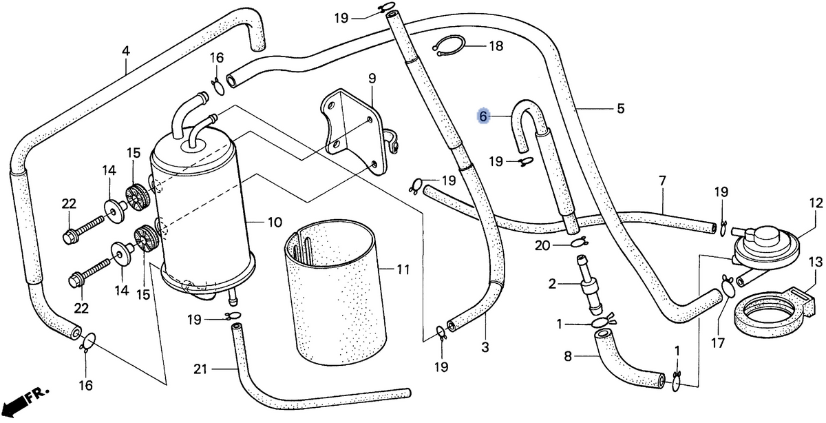 Honda OEM part 17309-MY6-680