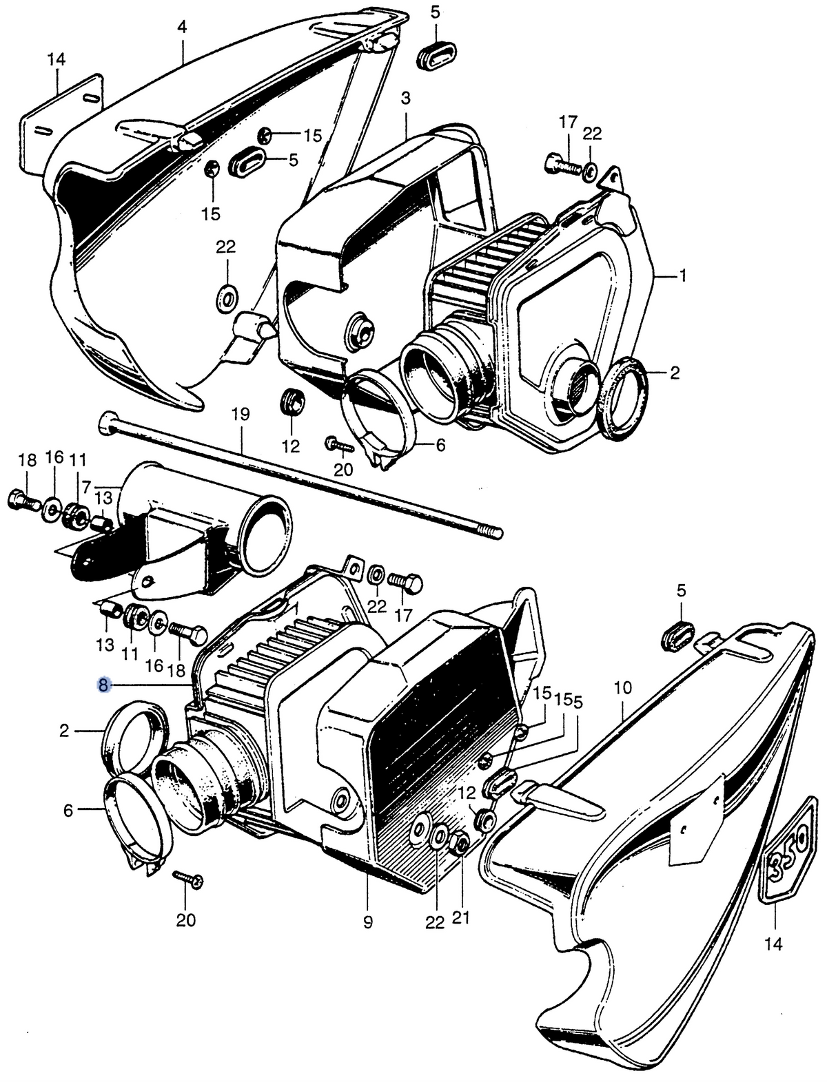 Honda OEM part 17310-310-000