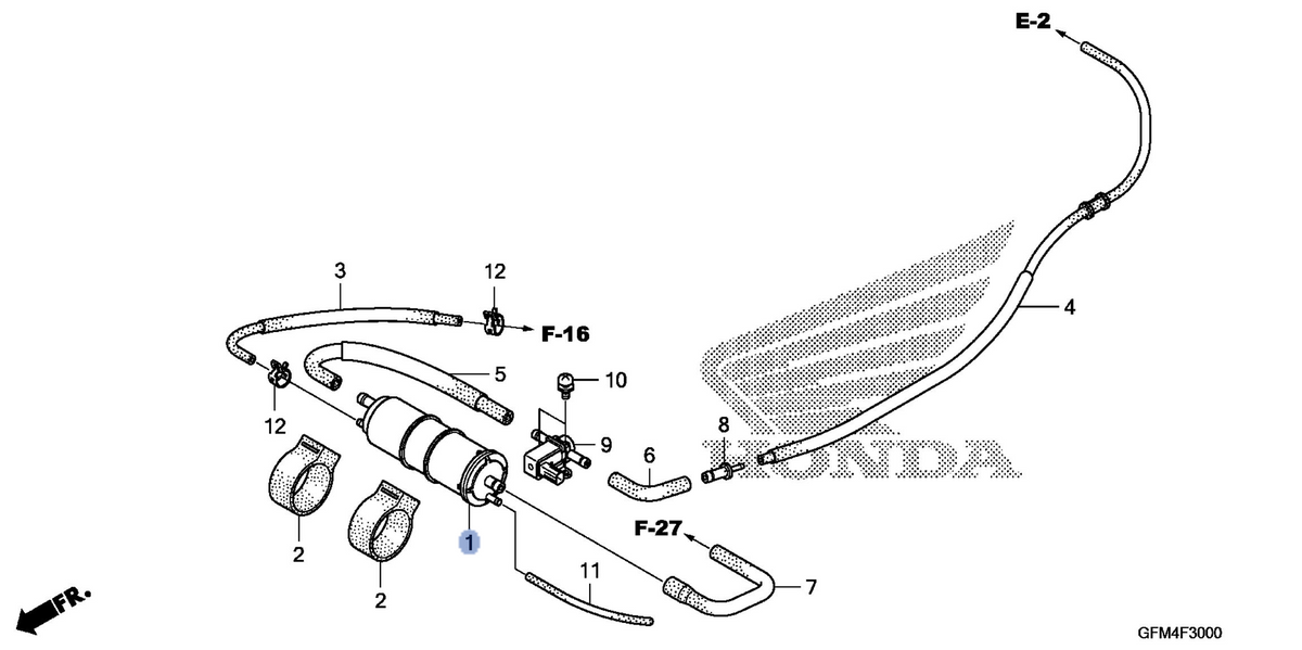 Honda OEM part 17310-GFM-K02