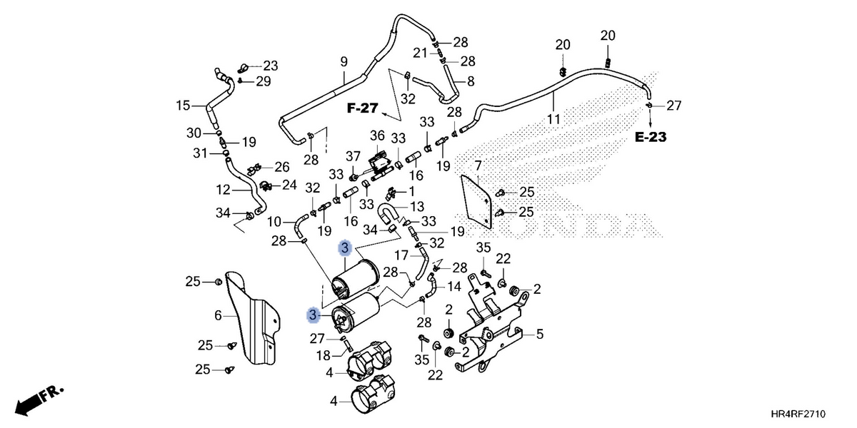 Honda OEM part 17310-K64-J01