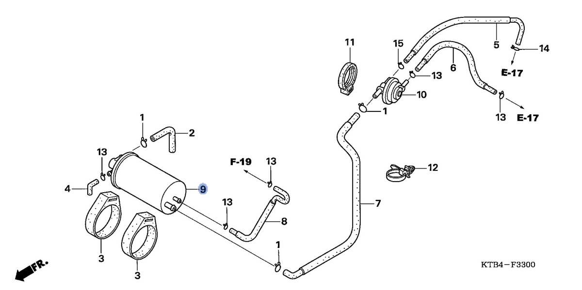 Honda OEM part 17310-KTB-771