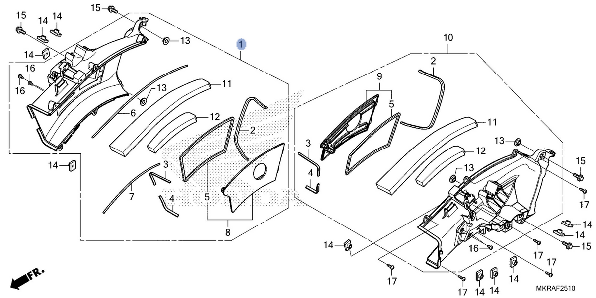 Honda OEM part 17310-MKR-A30