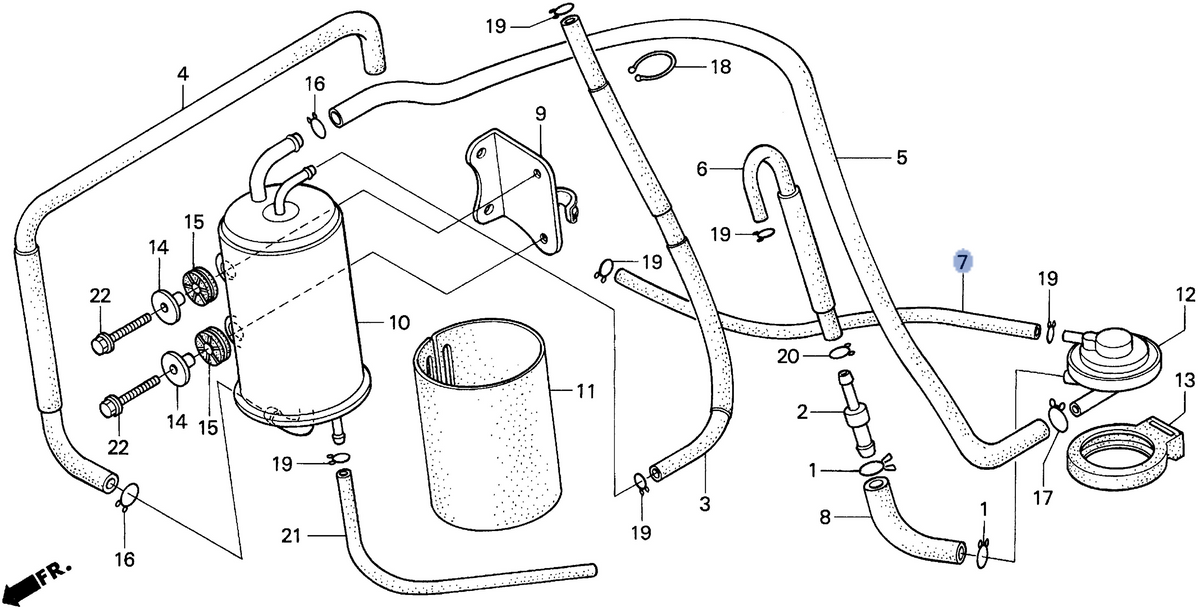 Honda OEM part 17310-MY6-680