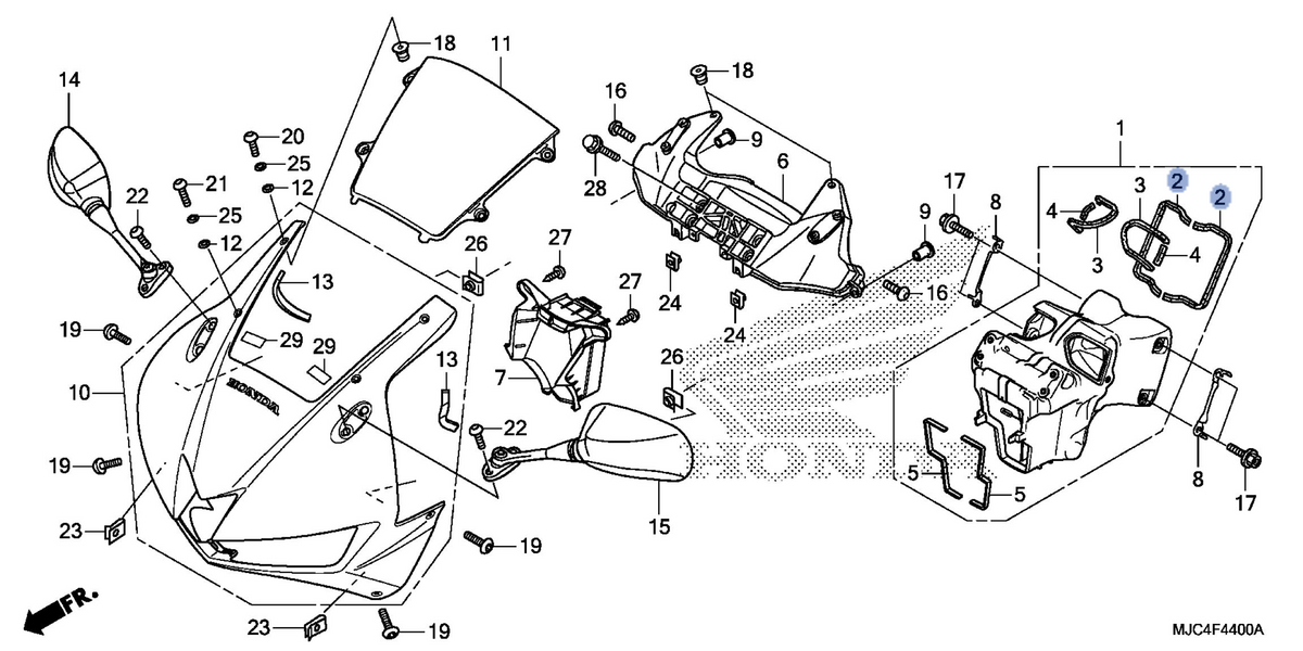 Honda OEM part 17311-MJC-A00
