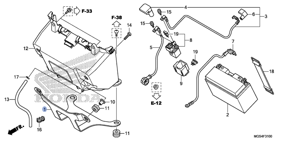 Honda OEM part 17312-MGS-T50