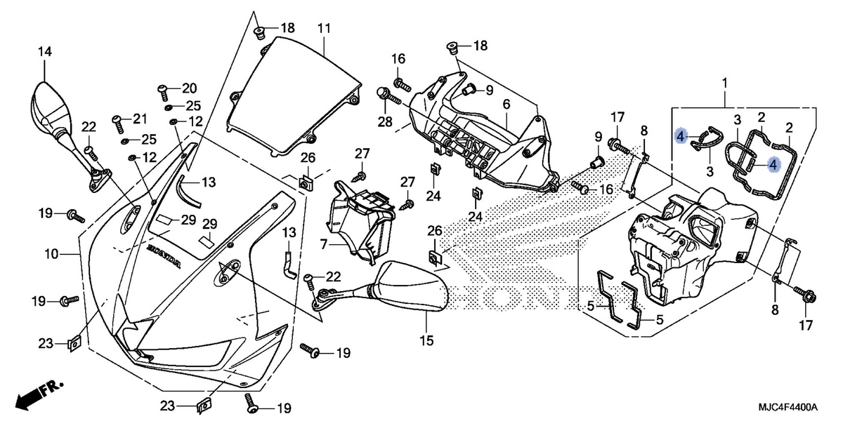 Honda OEM part 17313-MJC-A00