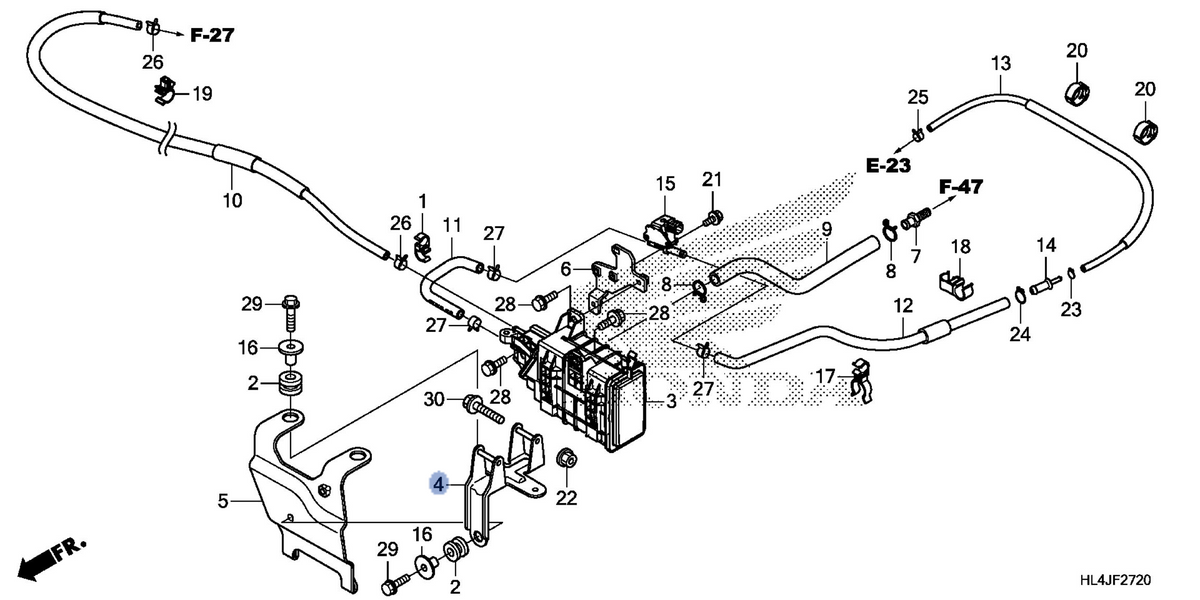 Honda OEM part 17314-HL4-G00