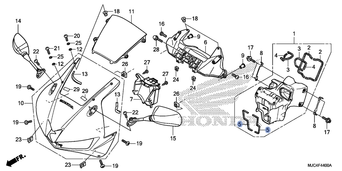 Honda OEM part 17314-MJC-A00