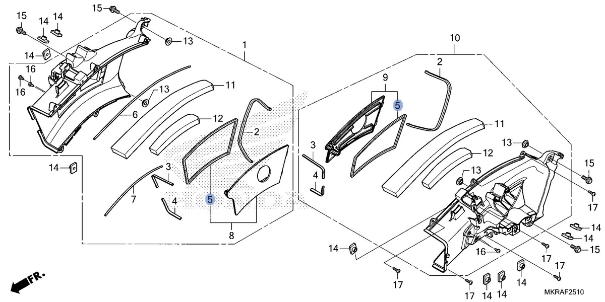 Honda OEM part 17314-MKR-D10