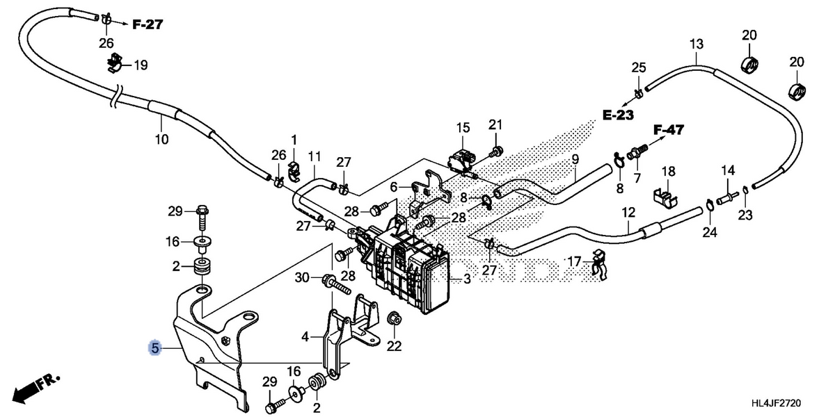 Honda OEM part 17315-HL4-G00