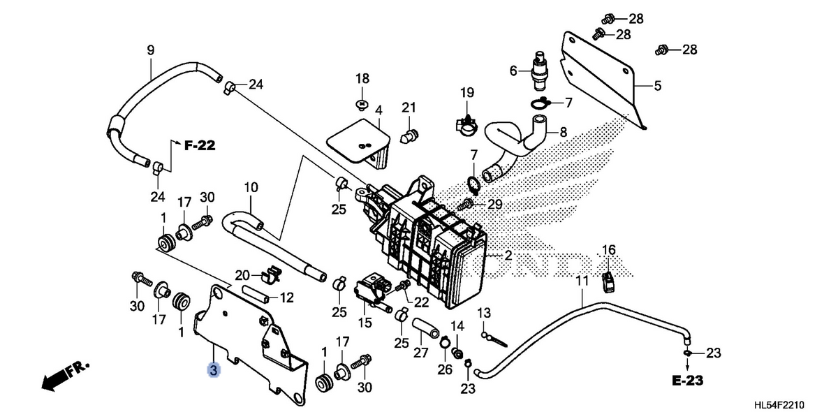 Honda OEM part 17315-HL5-M20