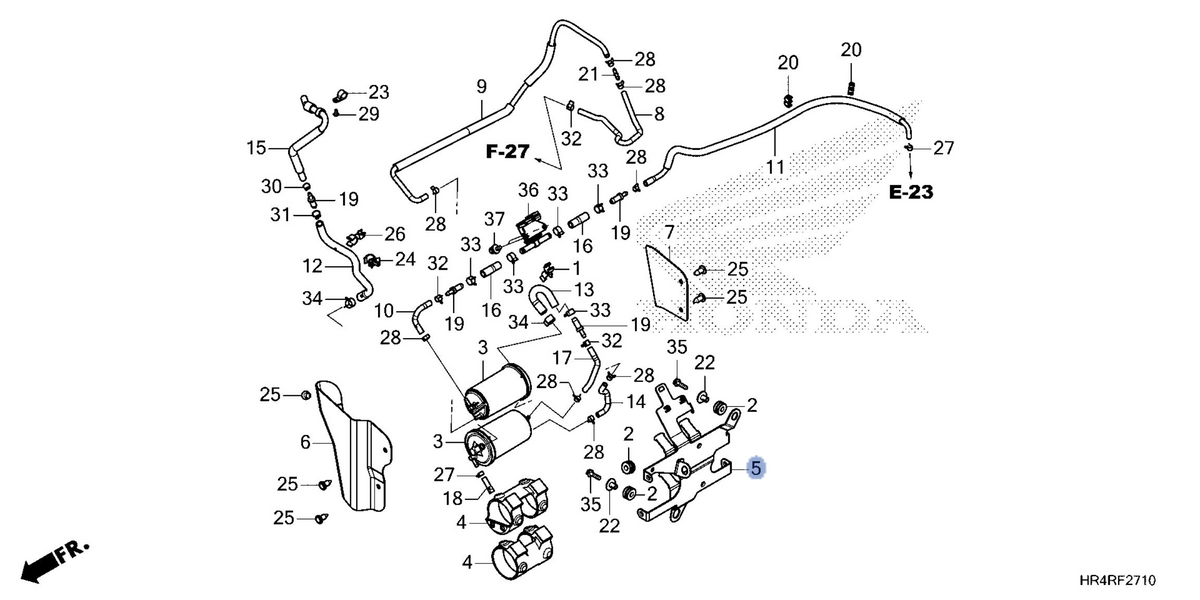 Honda OEM part 17315-HR6-B00