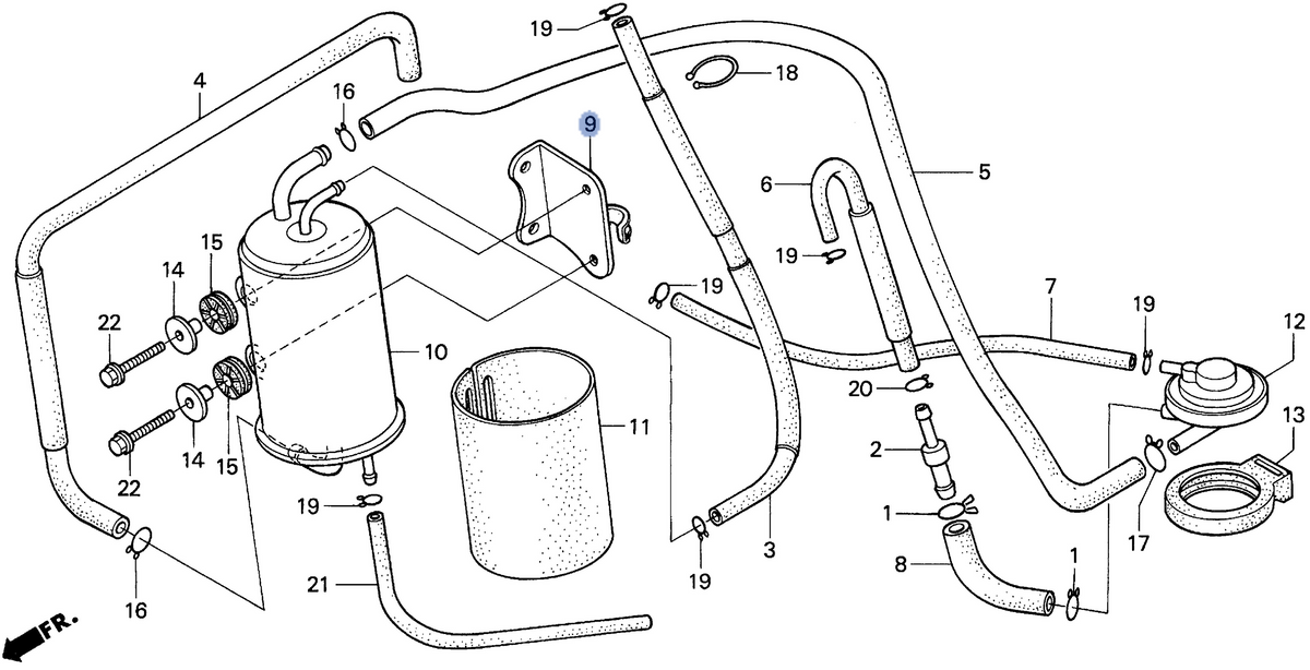 Honda OEM part 17315-MY6-680