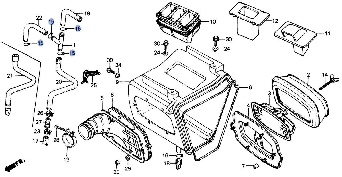 Honda OEM part 17316-MN1-670
